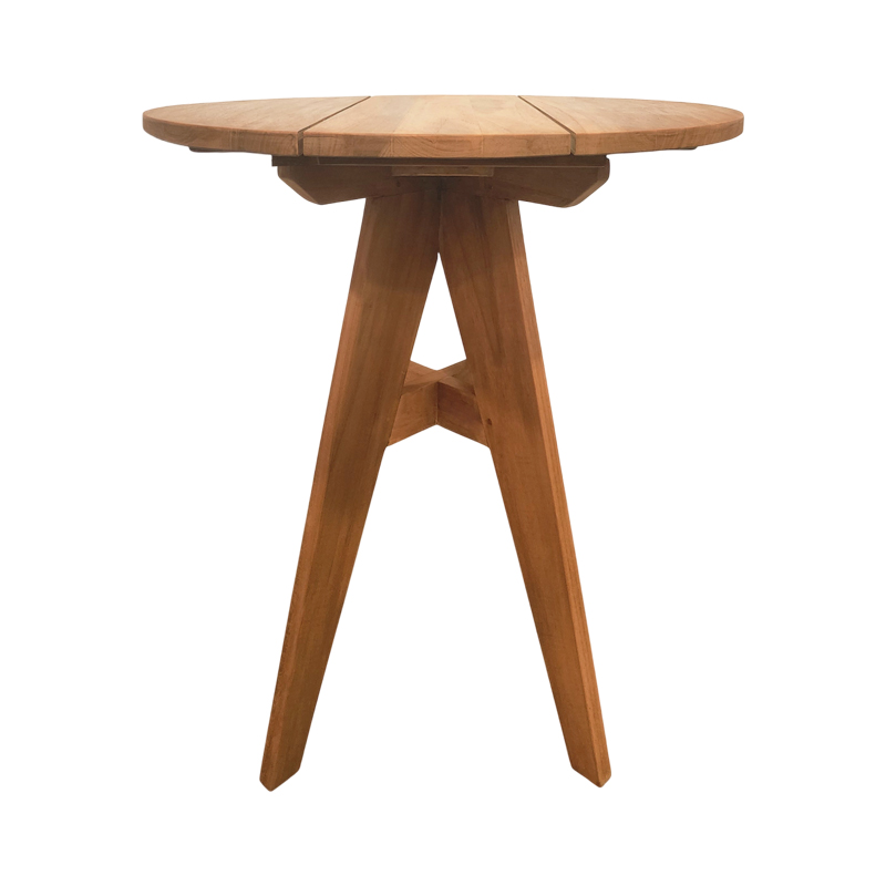 Τραπέζι Cadrada pakoworld teak ξύλο σε φυσική απόχρωση Φ70x76εκ Τραπέζι Cadrada pakoworld teak ξύλο σε φυσική απόχρωση Φ70x76εκ