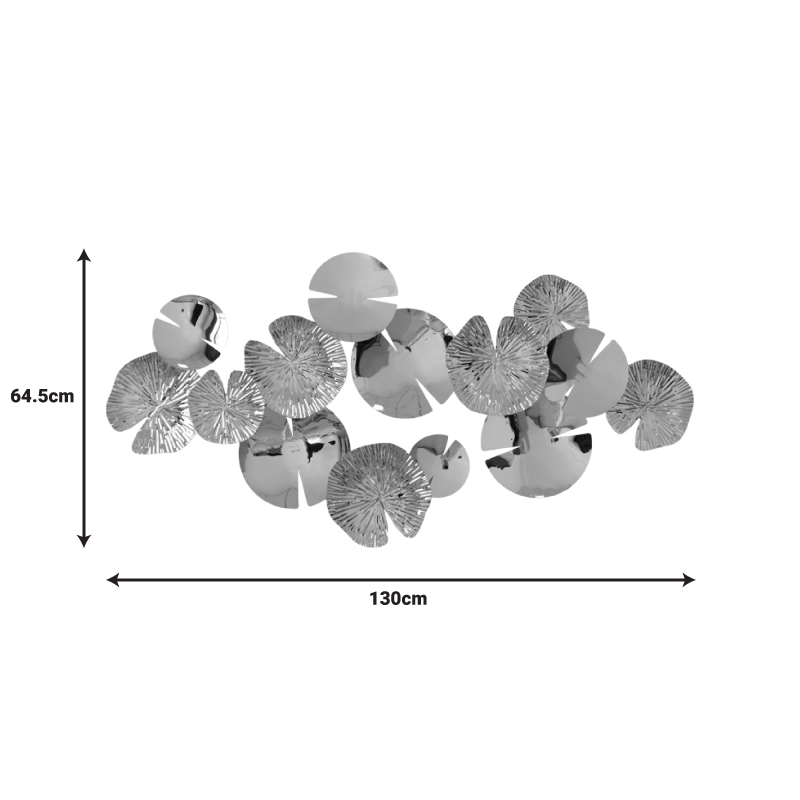 Διακοσμητικό τοίχου Lily Inart μέταλλο σε χρυσή απόχρωση130x64.5x6εκ Διακοσμητικό τοίχου Lily Inart μέταλλο σε χρυσή απόχρωση130x64.5x6εκ