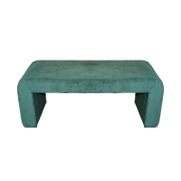 Σκαμπό Gagga Inart βελούδο σε πράσινη απόχρωση 110x40x45εκ