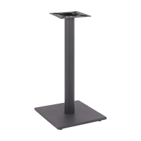 Βάση τραπεζιού Bar Batan pakoworld μεταλλική σε μαύρη απόχρωση 40x40x94εκ