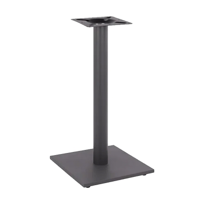 Βάση τραπεζιού Bar Batan pakoworld μεταλλική σε μαύρη απόχρωση 40x40x94εκ