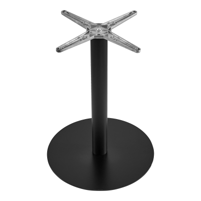 Βάση τραπεζιού Jefry pakoworld μεταλλική σε μαύρη απόχρωση Φ48x73εκ Βάση τραπεζιού Jefry pakoworld μεταλλική σε μαύρη απόχρωση Φ48x73εκ