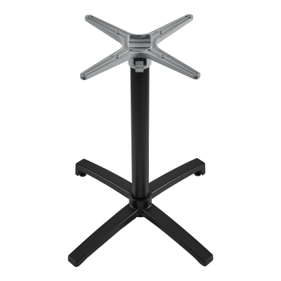 Βάση τραπεζιού Levo pakoworld πτυσσόμενη μεταλλική σε μαύρη απόχρωση 69x69x73εκ Βάση τραπεζιού Levo pakoworld πτυσσόμενη μεταλλική σε μαύρη απόχρωση 69x69x73εκ