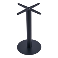 Βάση τραπεζιού Bar Stada pakoworld μέταλλο μαύρο Φ40x94εκ