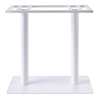 Βάση τραπεζιού Soign pakoworld μέταλλο λευκό 80x40x90εκ Βάση τραπεζιού Soign pakoworld μέταλλο λευκό 80x40x90εκ