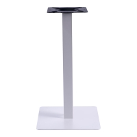 Βάση τραπεζιού Batan I pakoworld μέταλλο λευκό 40x40x72εκ