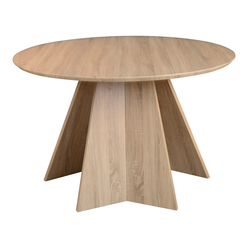 Τραπέζι Bibble pakoworld MDF σε φυσική απόχρωση Φ120x76εκ Τραπέζι Bibble pakoworld MDF σε φυσική απόχρωση Φ120x76εκ