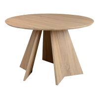 Τραπέζι Bibble pakoworld MDF σε φυσική απόχρωση Φ120x76εκ Τραπέζι Bibble pakoworld MDF σε φυσική απόχρωση Φ120x76εκ