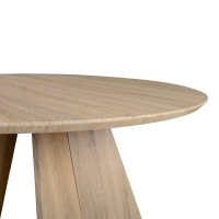 Τραπέζι Bibble pakoworld MDF σε φυσική απόχρωση Φ120x76εκ Τραπέζι Bibble pakoworld MDF σε φυσική απόχρωση Φ120x76εκ