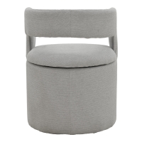 Πολυθρόνα Cocon pakoworld ύφασμα γκρι μπεζ 58x58x80εκ