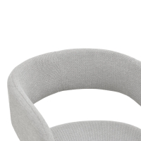 Πολυθρόνα Cocon pakoworld ύφασμα γκρι μπεζ 58x58x80εκ