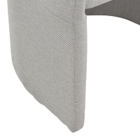 Πολυθρόνα Cocon pakoworld ύφασμα γκρι μπεζ 58x58x80εκ