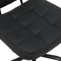 Καρέκλα γραφείου Sedia pakoworld pu σε μαύρη απόχρωση 50x50x75-85εκ Καρέκλα γραφείου Sedia pakoworld pu σε μαύρη απόχρωση 50x50x75-85εκ