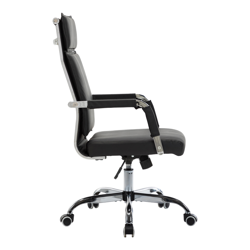 Καρέκλα γραφείου διευθυντη Mavel pakoworld PU μαύρo 55x62x100-110εκ