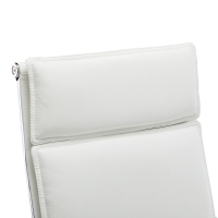 Καρέκλα γραφείου διευθυντη Mavel pakoworld PU λευκό 55x62x100-110εκ