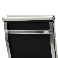 Καρέκλα γραφείου διευθυντη Mavel pakoworld PU λευκό 55x62x100-110εκ