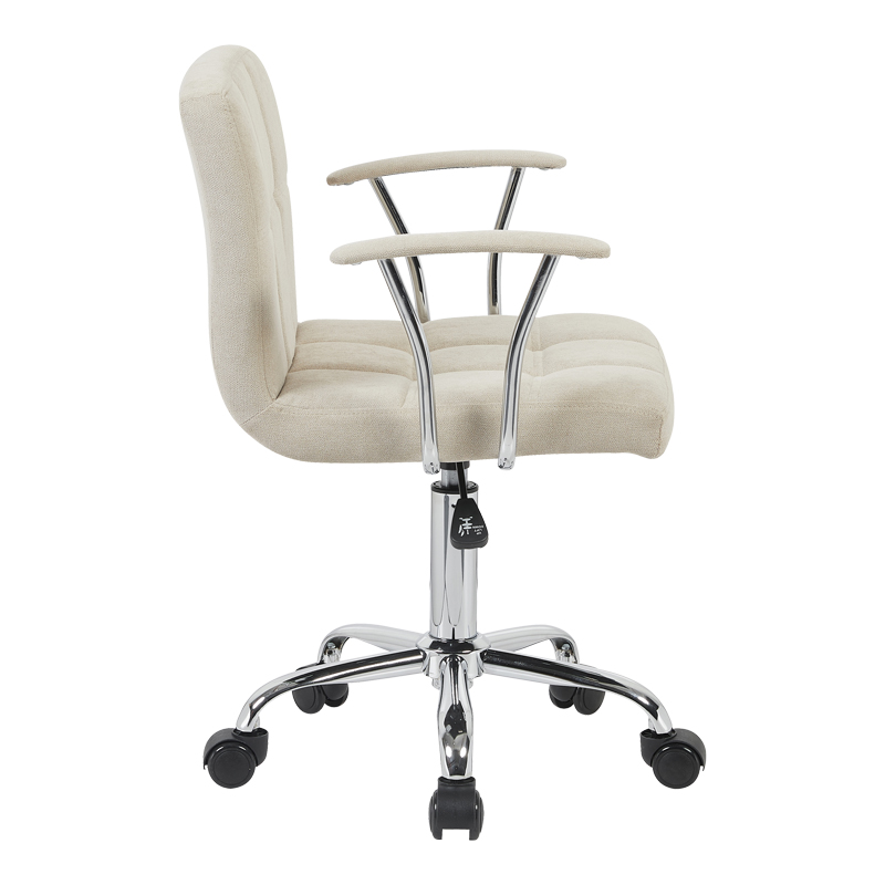 Καρέκλα γραφείου Buleco pakoworld μπεζ ύφασμα 56x46x74-86εκ Καρέκλα γραφείου Buleco pakoworld μπεζ ύφασμα 56x46x74-86εκ