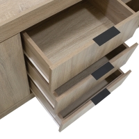 Μπουφές Doha pakoworld σε sonoma απόχρωση 180x45x80.5εκ Μπουφές Doha pakoworld σε sonoma απόχρωση 180x45x80.5εκ