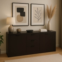 Μπουφές Doha pakoworld σε wenge απόχρωση 180x45x80.5εκ