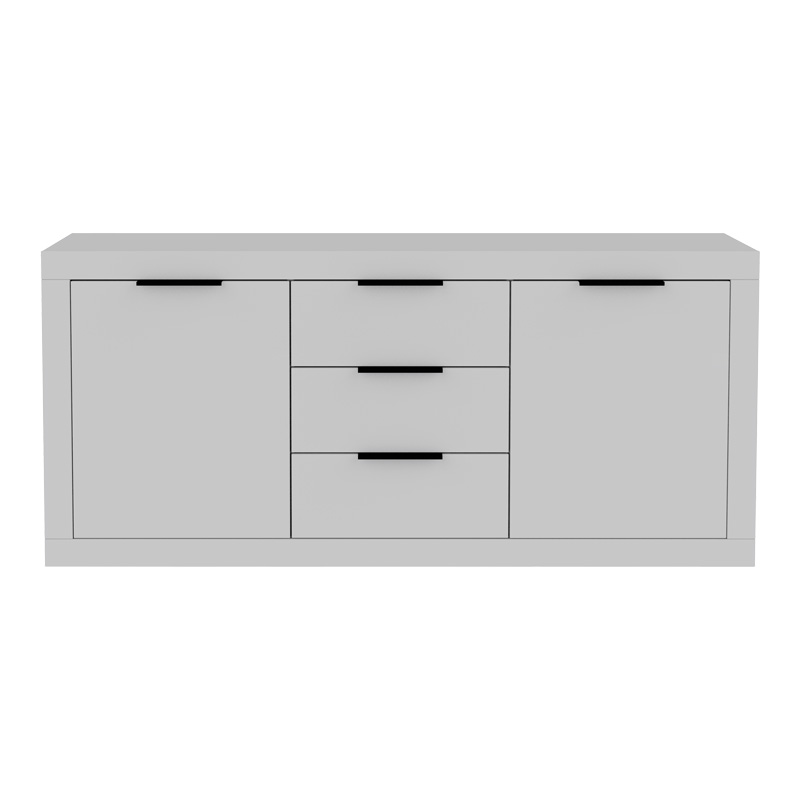 Μπουφές Doha pakoworld σε λευκή απόχρωση 180x45x80.5εκ Μπουφές Doha pakoworld σε λευκή απόχρωση 180x45x80.5εκ