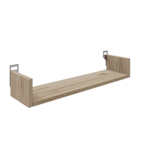 Ραφιέρα τοίχου Derva pakoworld σε oak απόχρωση 60x15x10cm Ραφιέρα τοίχου Derva pakoworld σε oak απόχρωση 60x15x10cm