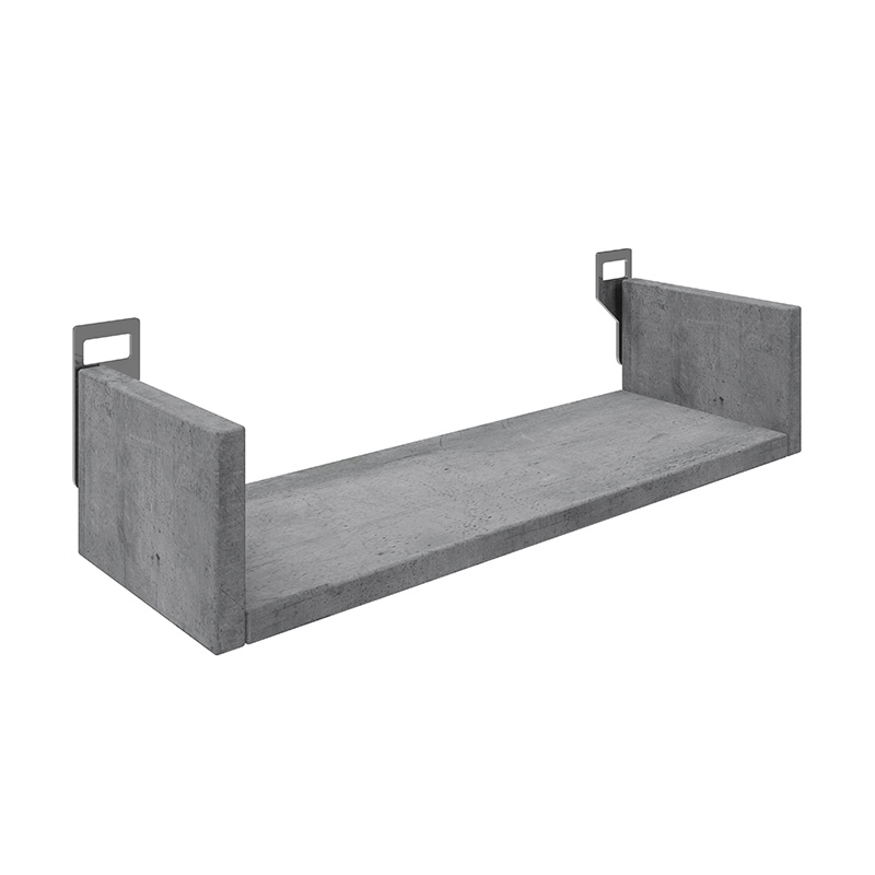 Ραφιέρα τοίχου Derva pakoworld σε cement γκρι απόχρωση 45x15x10cm Ραφιέρα τοίχου Derva pakoworld σε cement γκρι απόχρωση 45x15x10cm