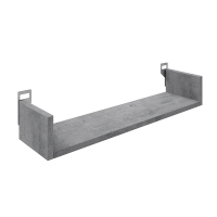 Ραφιέρα τοίχου Derva pakoworld σε cement γκρι απόχρωση 60x15x10cm Ραφιέρα τοίχου Derva pakoworld σε cement γκρι απόχρωση 60x15x10cm