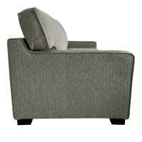 Καναπές-κρεβάτι διθέσιος με αναδιπλούμενο στρώμα Polaris pakoworld χακί ύφασμα181x91x83εκ