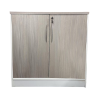 Ντουλάπι γραφείου Armadi pakoworld σε sonoma-λευκή απόχρωση 80x40x80εκ