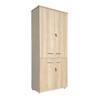 Ντουλάπα γραφείου Armadi pakoworld σε oak-μπεζ 80x40x200εκ Ντουλάπα γραφείου Armadi pakoworld σε oak-μπεζ 80x40x200εκ
