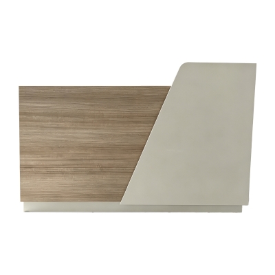 Γραφείο reception Kalu pakoworld σε oak-μπεζ απόχρωση 160x60x105εκ Γραφείο reception Kalu pakoworld σε oak-μπεζ απόχρωση 160x60x105εκ