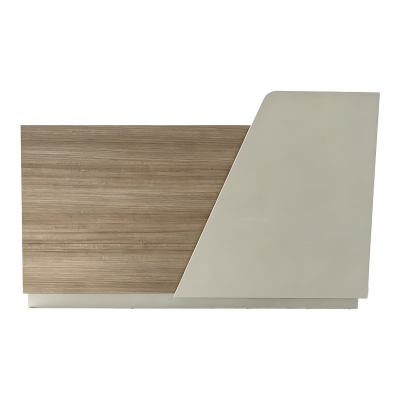 Γραφείο reception Kalu pakoworld σε oak-μπεζ απόχρωση 180x60x105εκ Γραφείο reception Kalu pakoworld σε oak-μπεζ απόχρωση 180x60x105εκ