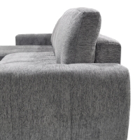 Γωνιακός αναστρέψιμος καναπές-κρεβάτι Vivad pakoworld ύφασμα σε ανθρακί απόχρωση 275x164x91εκ Γωνιακός αναστρέψιμος καναπές-κρεβάτι Vivad pakoworld ύφασμα σε ανθρακί απόχρωση 275x164x91εκ