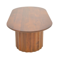 Τραπέζι σαλονιού Flute pakoworld μασίφ ξύλο μάνγκο καρυδί 130x65x40εκ Τραπέζι σαλονιού Flute pakoworld μασίφ ξύλο μάνγκο καρυδί 130x65x40εκ