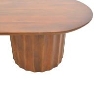 Τραπέζι σαλονιού Flute pakoworld μασίφ ξύλο μάνγκο καρυδί 130x65x40εκ Τραπέζι σαλονιού Flute pakoworld μασίφ ξύλο μάνγκο καρυδί 130x65x40εκ