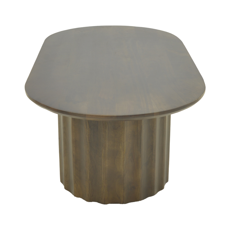 Τραπέζι σαλονιού Flute pakoworld wenge μασίφ ξύλο μάνγκο 130x65x40εκ Τραπέζι σαλονιού Flute pakoworld wenge μασίφ ξύλο μάνγκο 130x65x40εκ