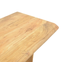 Κονσόλα Mende pakoworld μασίφ ξύλο ακακίας σε φυσική απόχρωση 110x50x76εκ Κονσόλα Mende pakoworld μασίφ ξύλο ακακίας σε φυσική απόχρωση 110x50x76εκ