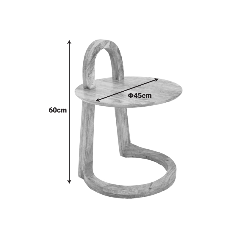 Βοηθητικό τραπέζι Kallos pakoworld μασίφ ξύλο μάνγκο σε φυσική απόχρωση 45x45x60εκ Βοηθητικό τραπέζι Kallos pakoworld μασίφ ξύλο μάνγκο σε φυσική απόχρωση 45x45x60εκ