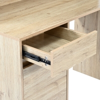 Γραφείο εργασίας Secreta pakoworld με ράφι σε oak απόχρωση 110x50x135εκ Γραφείο εργασίας Secreta pakoworld με ράφι σε oak απόχρωση 110x50x135εκ