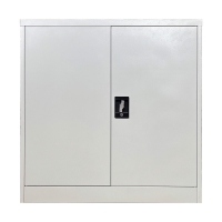 Ντουλάπι Armon pakoworld μέταλλο σε απόχρωση ανοιχτό γκρι 90x45x90εκ