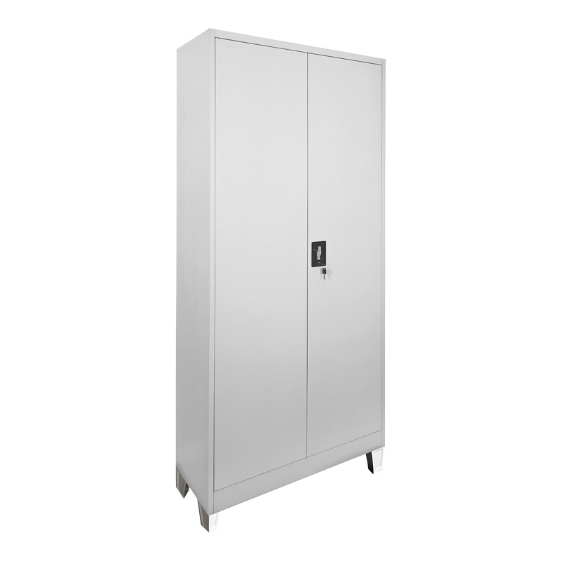 Μεταλλική ντουλάπα Ugren pakoworld ανοιχτό γκρι 90x40x190εκ