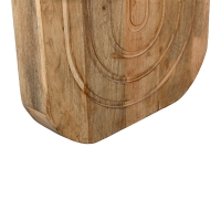 Τραπέζι σαλονιού Kane pakoworld μασίφ ξύλο ακακίας σε φυσική απόχρωση 110x72x38εκ