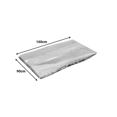 Επιφάνεια τραπεζιού Pozier pakoworld μασίφ ξύλο ακακίας σε φυσική απόχρωση 160x90x4εκ Επιφάνεια τραπεζιού Pozier pakoworld μασίφ ξύλο ακακίας σε φυσική απόχρωση 160x90x4εκ