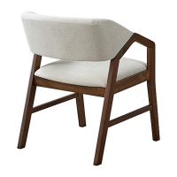 Πολυθρόνα Livia pakoworld rubberwood σε καρυδί-εκρού απόχρωση 47.5x54.5x78εκ Πολυθρόνα Livia pakoworld rubberwood σε καρυδί-εκρού απόχρωση 47.5x54.5x78εκ