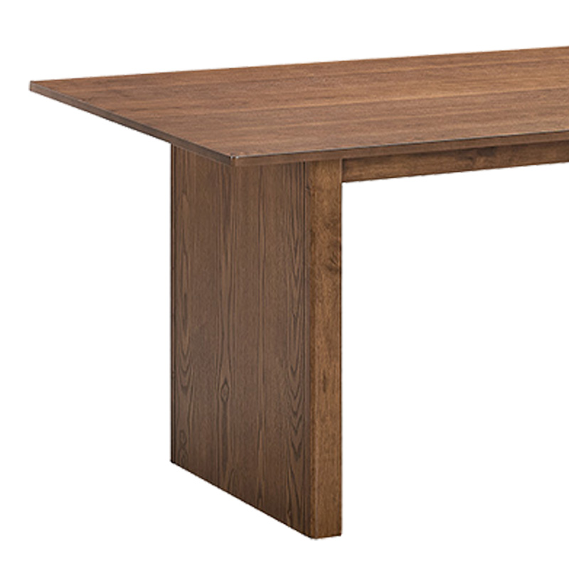 Τραπέζι Eleganza pakoworld mdf σε καρυδί απόχρωση 180x99x75.8εκ Τραπέζι Eleganza pakoworld mdf σε καρυδί απόχρωση 180x99x75.8εκ