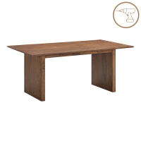 Τραπεζαρία Eleganza-Livia pakoworld σετ 7τεμ mdf σε καρυδί-εκρού απόχρωση 180x99x75.8εκ Τραπεζαρία Eleganza-Livia pakoworld σετ 7τεμ mdf σε καρυδί-εκρού απόχρωση 180x99x75.8εκ