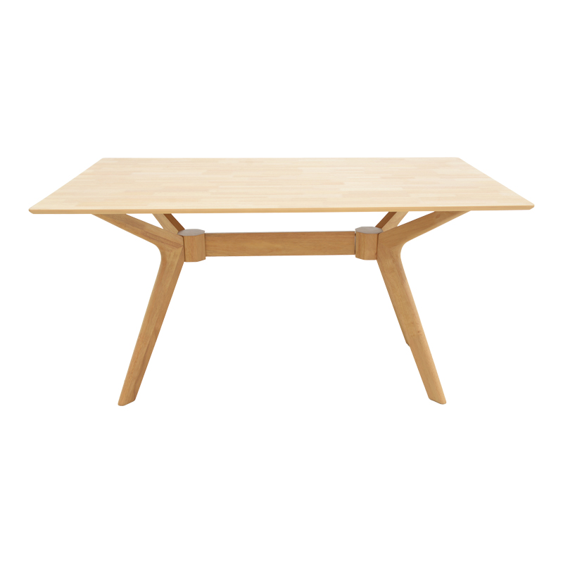 Τραπέζι Raffles pakoworld rubberwood με mdf σε φυσική απόχρωση 150x90x76εκ Τραπέζι Raffles pakoworld rubberwood με mdf σε φυσική απόχρωση 150x90x76εκ