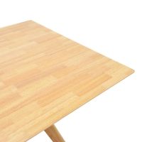 Τραπέζι Raffles pakoworld rubberwood με mdf σε φυσική απόχρωση 150x90x76εκ Τραπέζι Raffles pakoworld rubberwood με mdf σε φυσική απόχρωση 150x90x76εκ