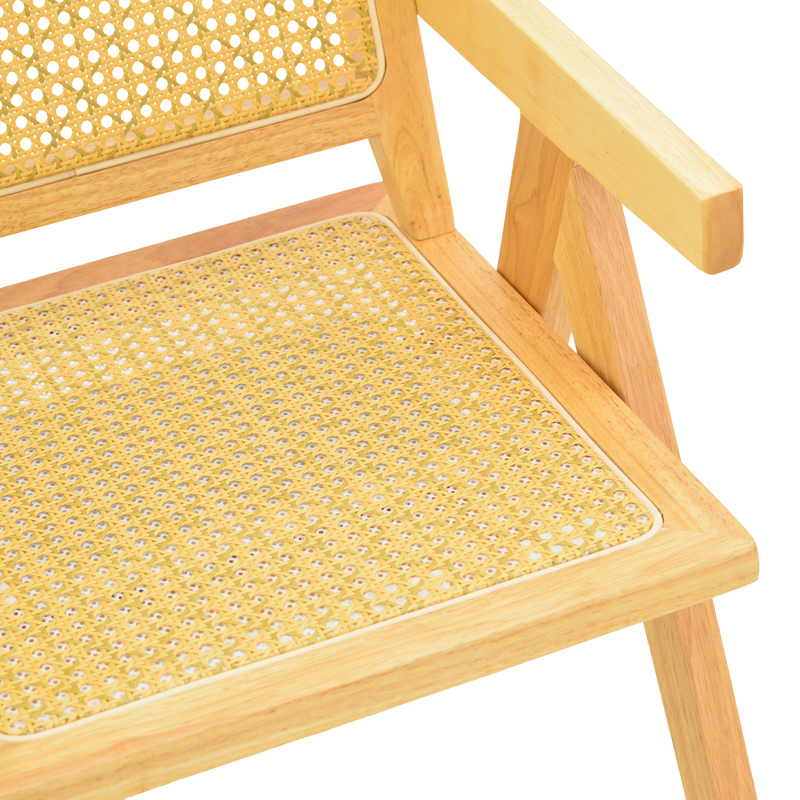 Πολυθρόνα Winslow pakoworld rubberwood-rattan σε φυσική απόχρωση 51x54x80εκ Πολυθρόνα Winslow pakoworld rubberwood-rattan σε φυσική απόχρωση 51x54x80εκ