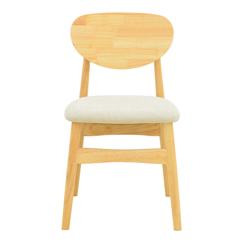 Καρέκλα Cardith pakoworld rubberwood-plywood σε φυσική απόχρωση-ύφασμα γκρι-μπεζ 48x51x78εκ Καρέκλα Cardith pakoworld rubberwood-plywood σε φυσική απόχρωση-ύφασμα γκρι-μπεζ 48x51x78εκ